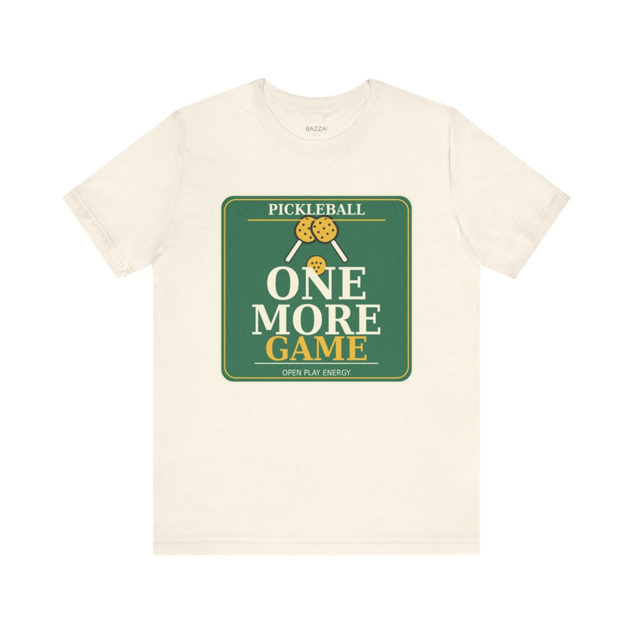 Pickleball Life T-Shirt — One More Game Oversized Pickleball