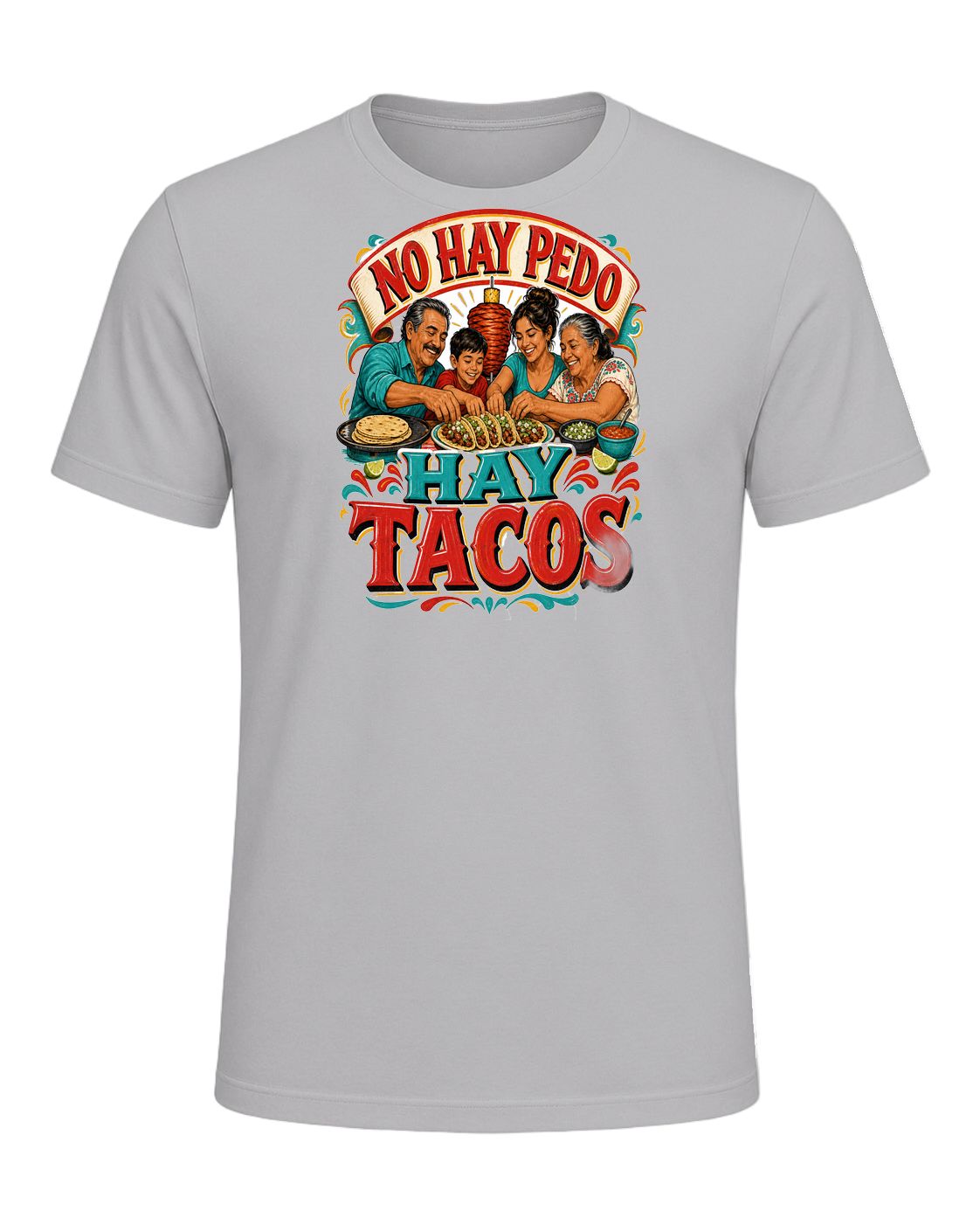 NO HAY PEDO HAY TACOS — Athletic Heather