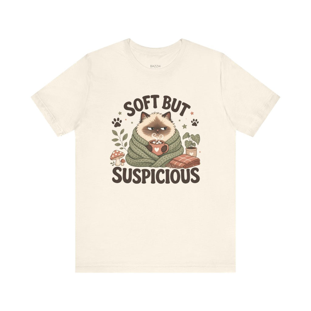 Cute Animal Gift T-Shirt — Soft but Suspicious — t-shirt design