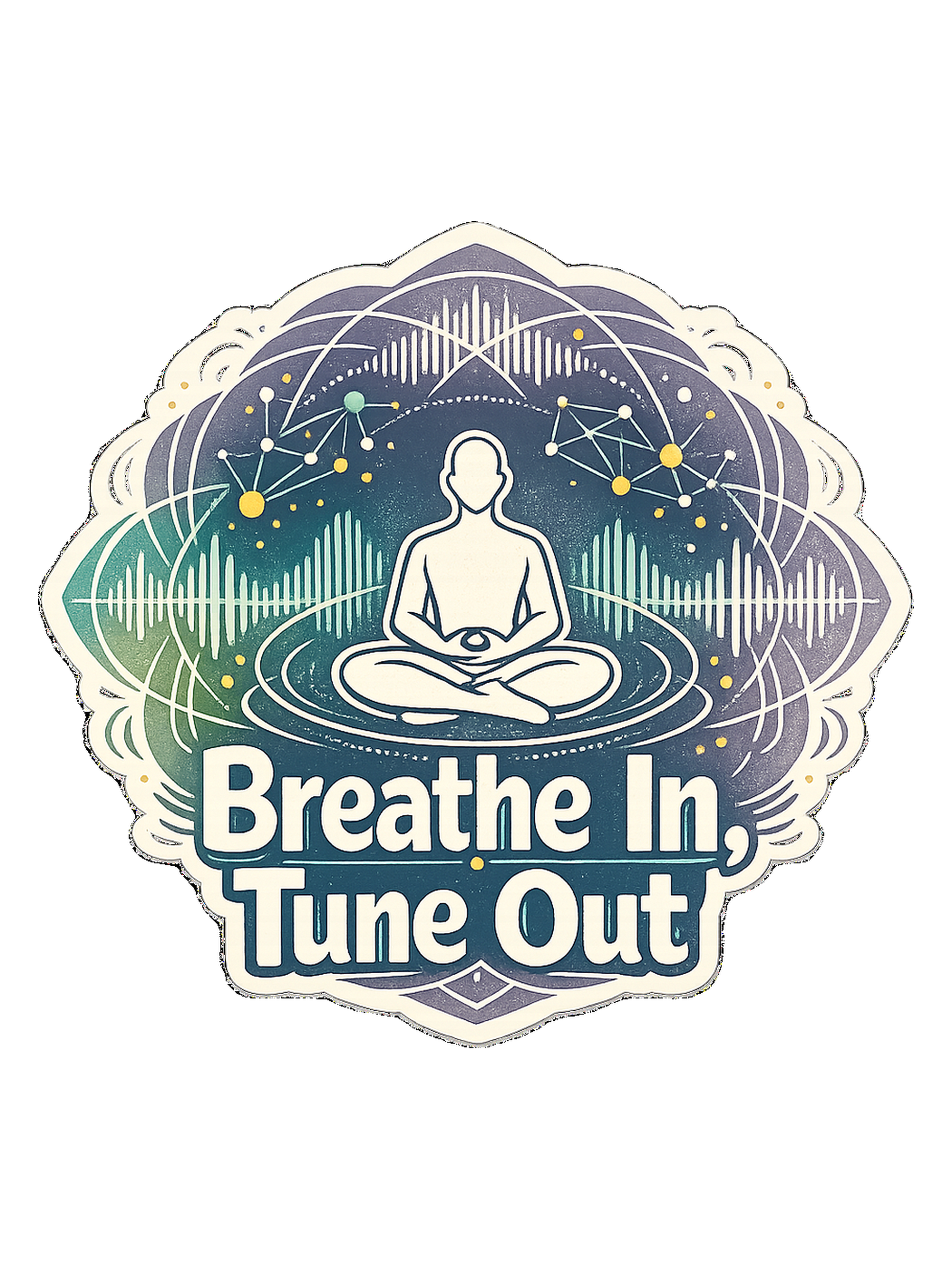 Breathe In, Tune Out Tee