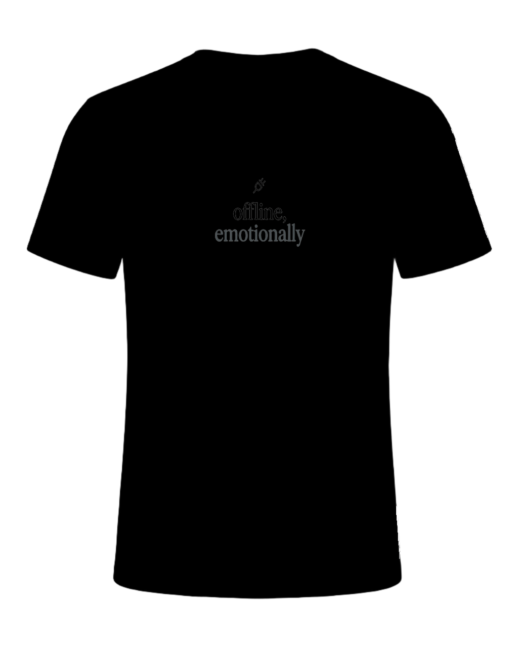 offline, emotionally — Black
