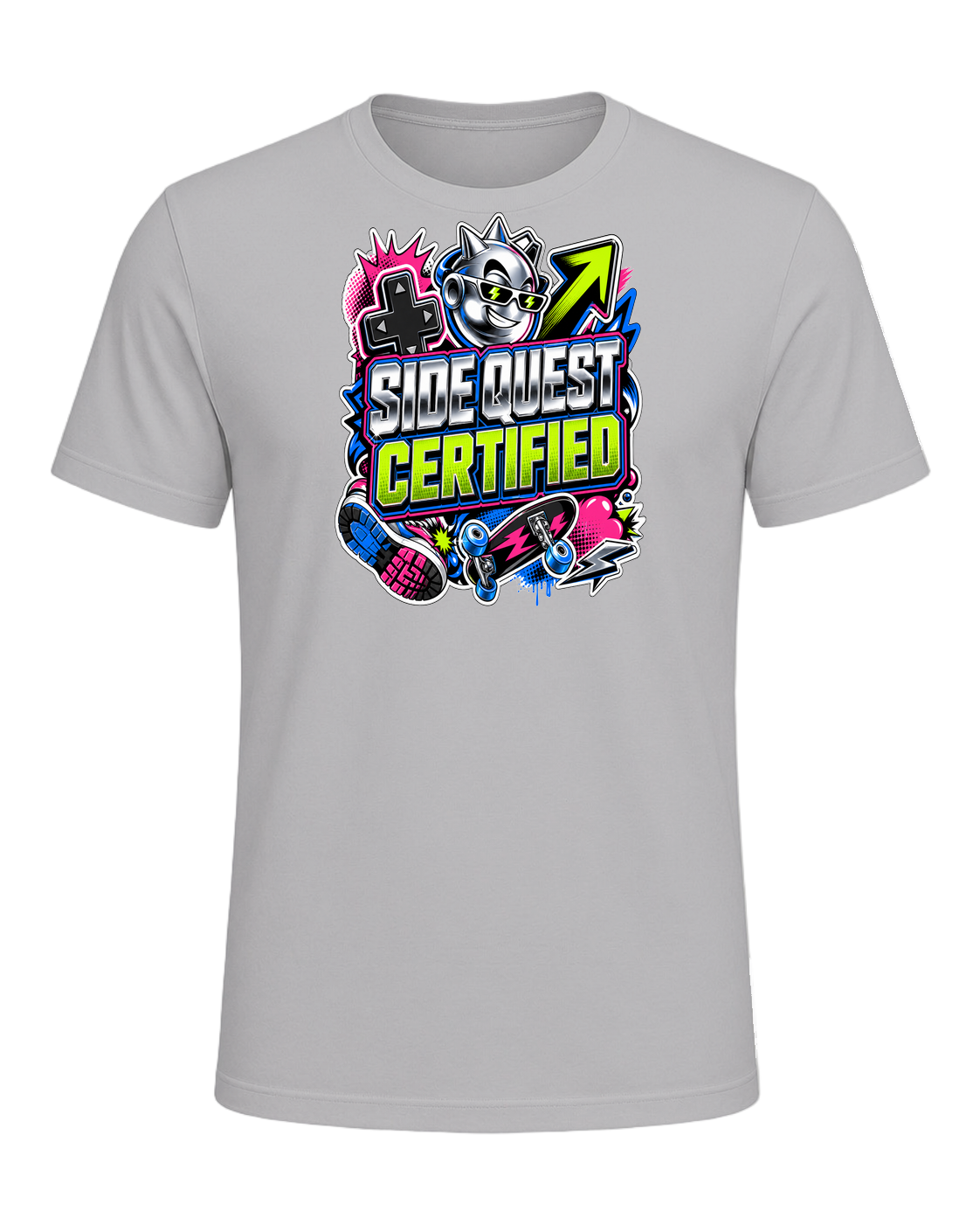 SIDE QUEST CERTIFIED — Athletic Heather