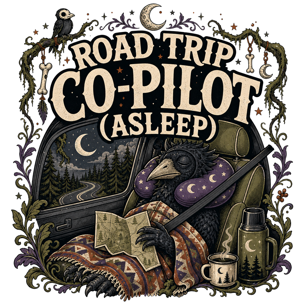 ROAD TRIP CO-PILOT (ASLEEP)
