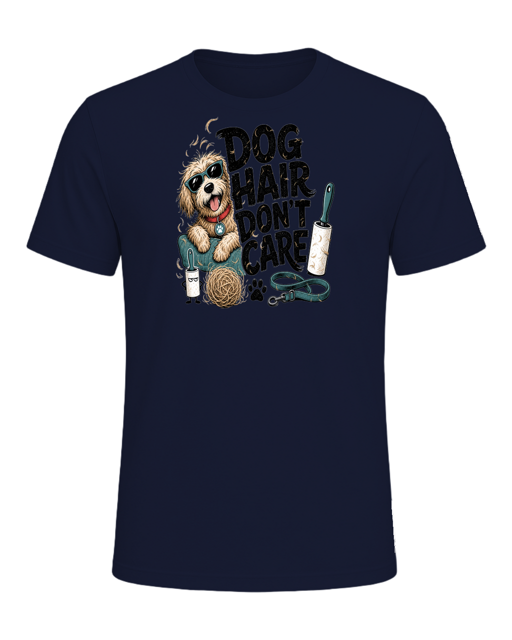 DOG HAIR DON'T CARE — Navy