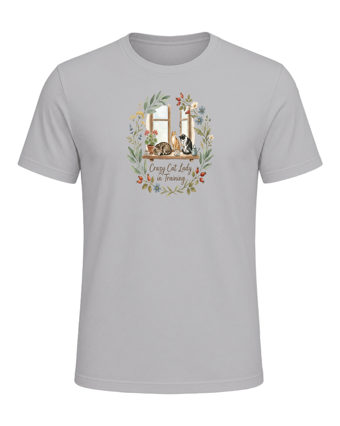 Cat Lady Cottagecore — Athletic Heather