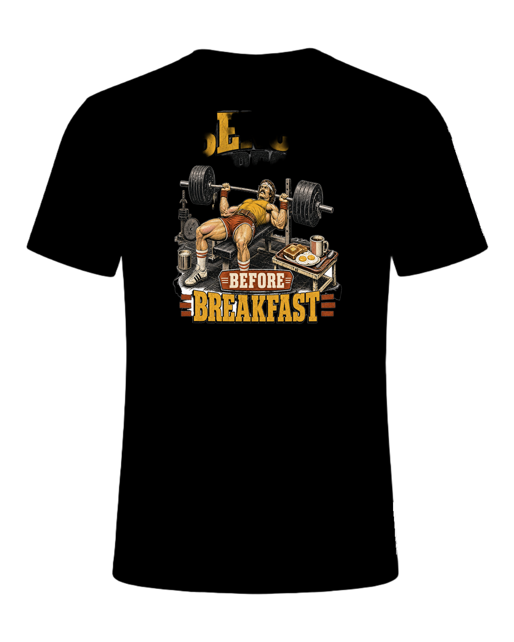 BENCH PRESS BEFORE BREAKFAST — Black