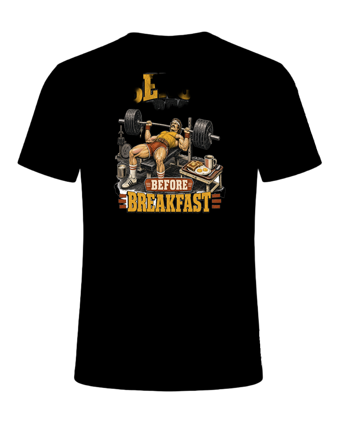 BENCH PRESS BEFORE BREAKFAST — Black
