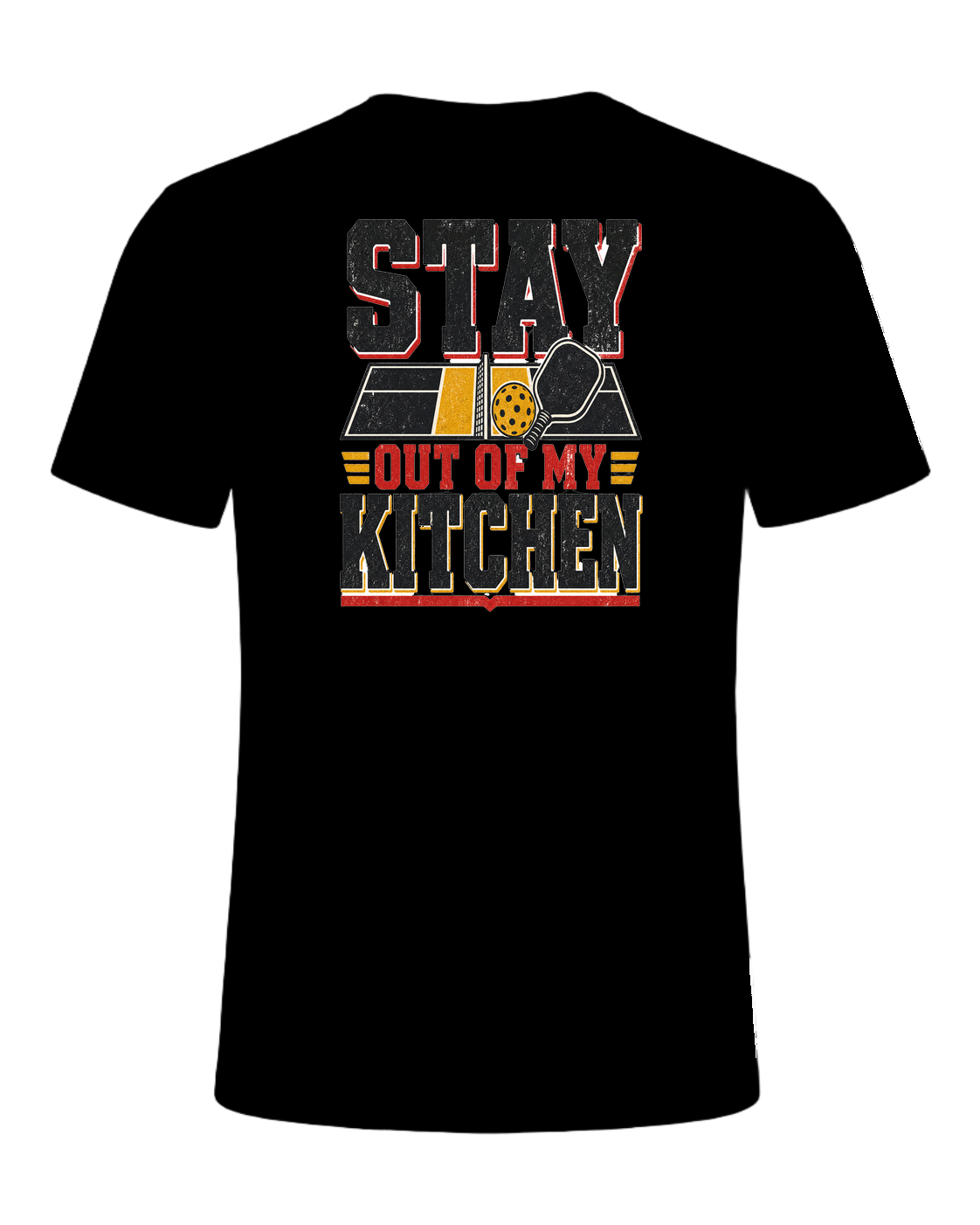 STAY OUT OF MY KITCHEN — Black