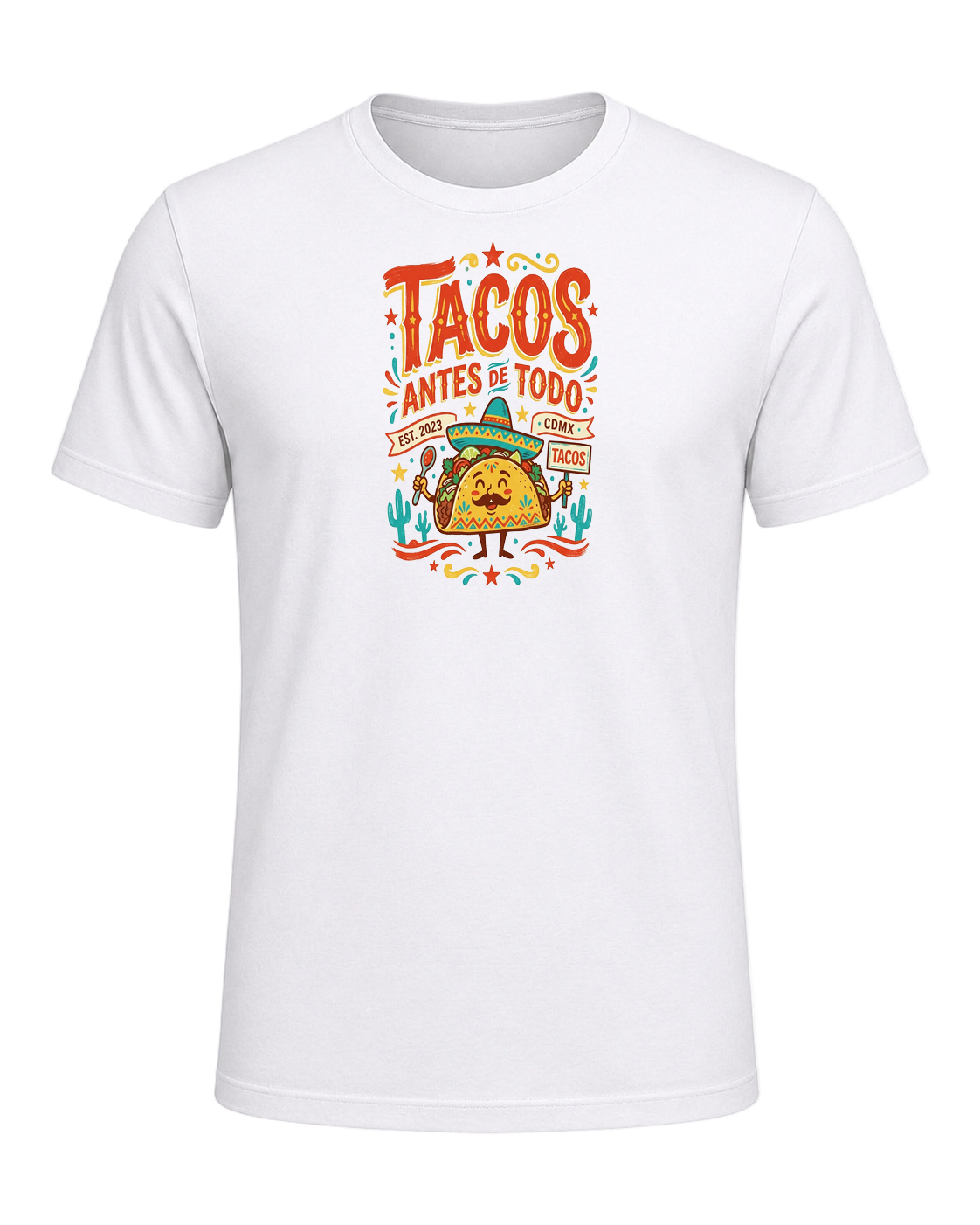 Tacos Antes De Todo — White