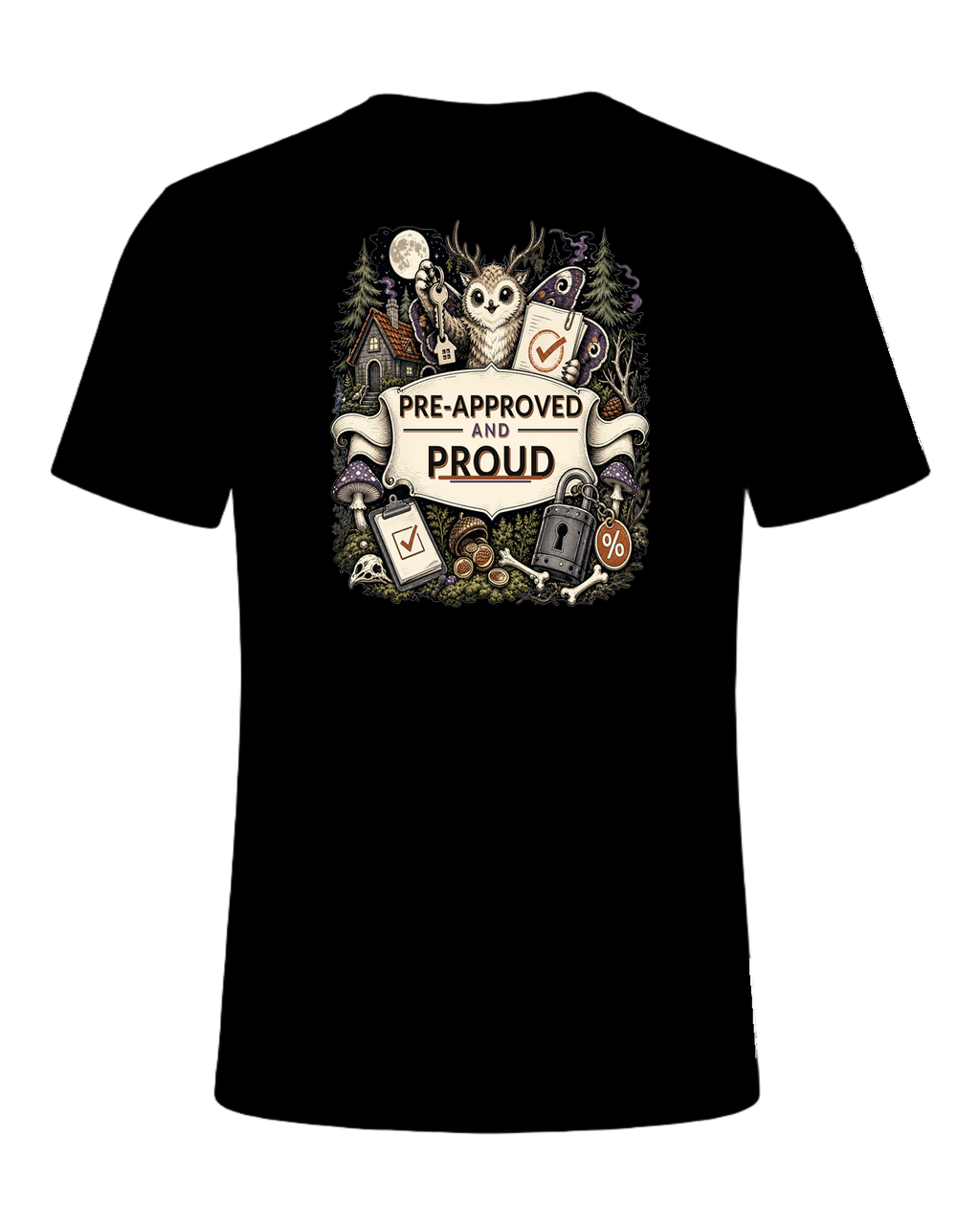 PRE-APPROVED AND PROUD — Black