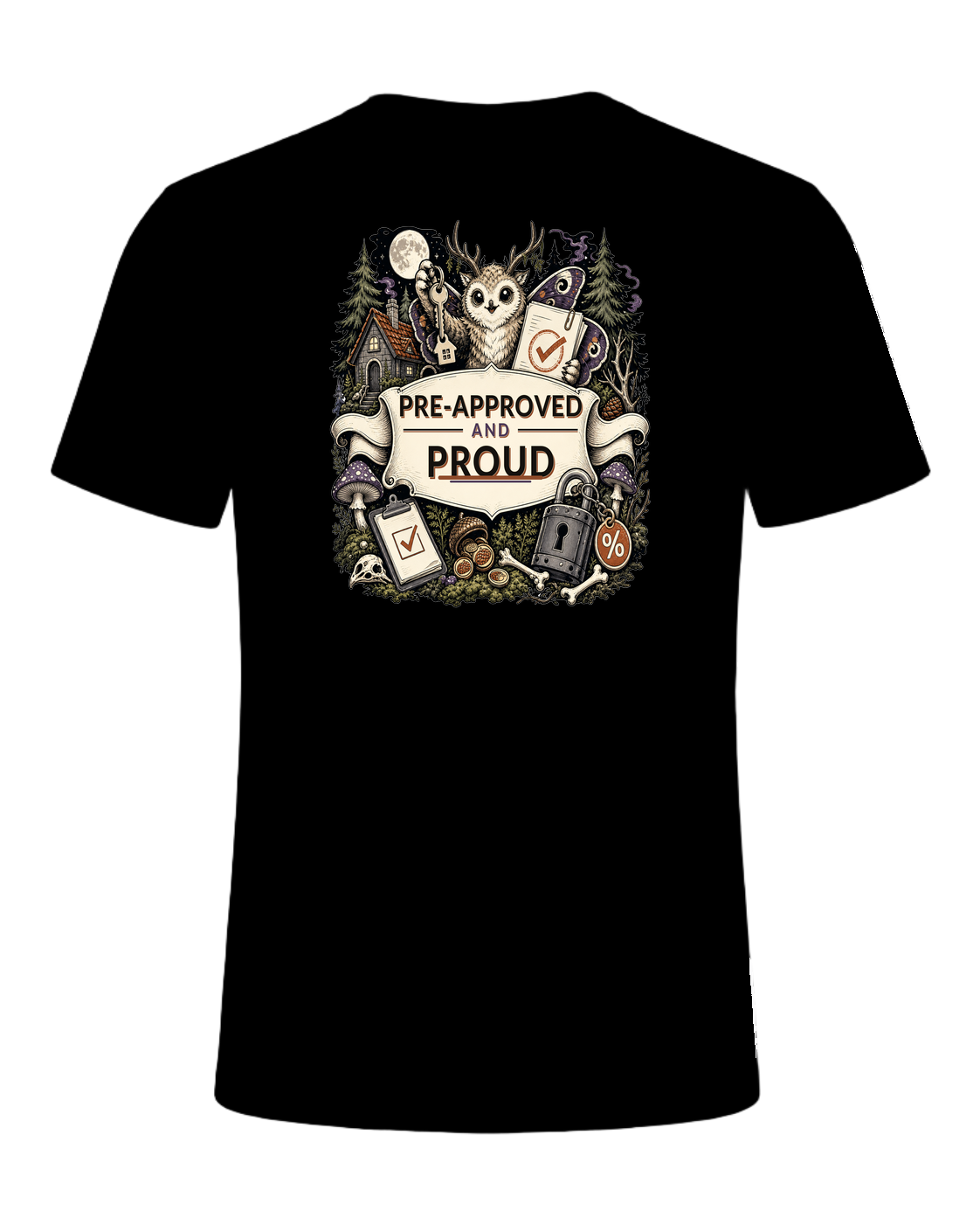 PRE-APPROVED AND PROUD — Black