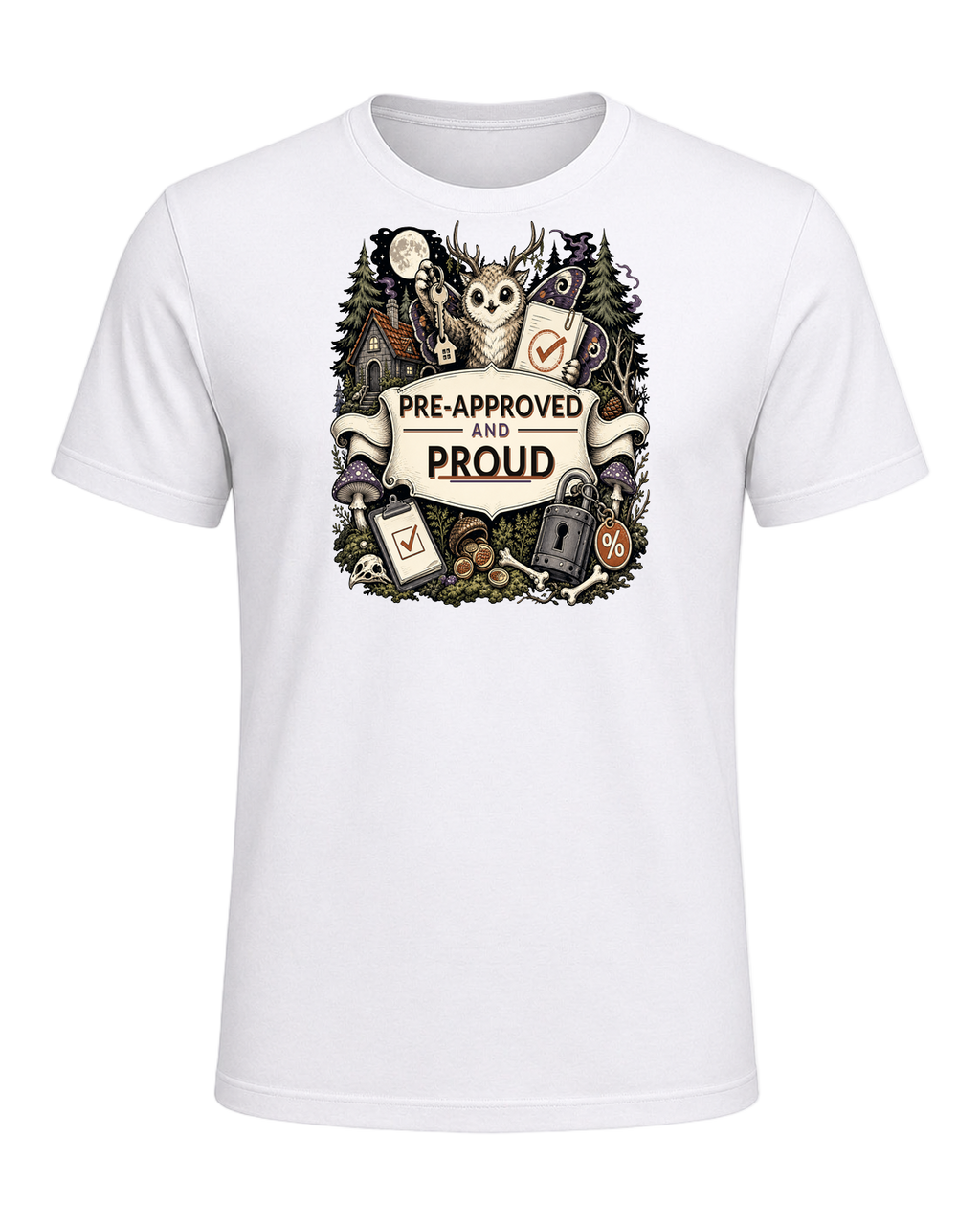 PRE-APPROVED AND PROUD — White