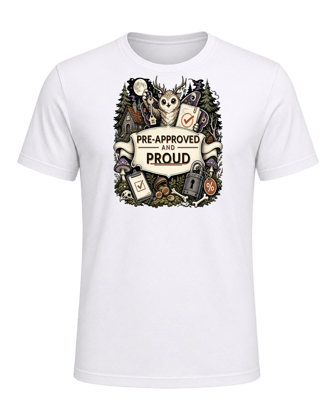 PRE-APPROVED AND PROUD — White