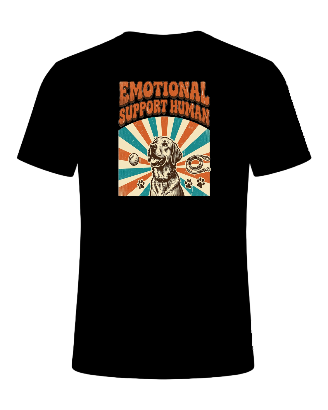 EMOTIONAL SUPPORT HUMAN — Black
