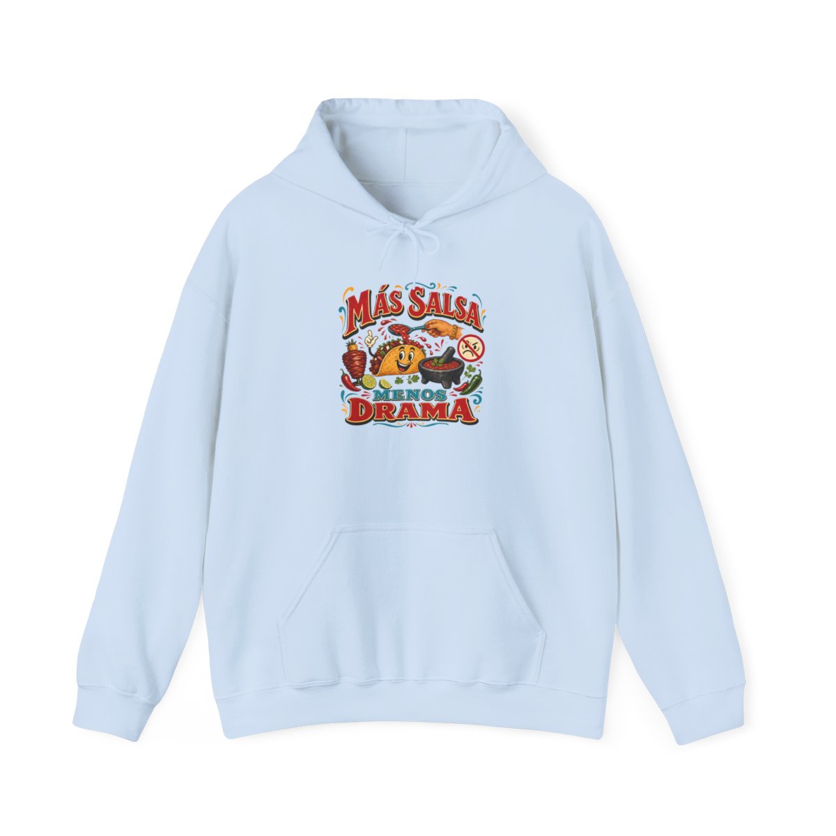 Salsa Lover Hoodie — Más Salsa Menos Drama — hoodie design