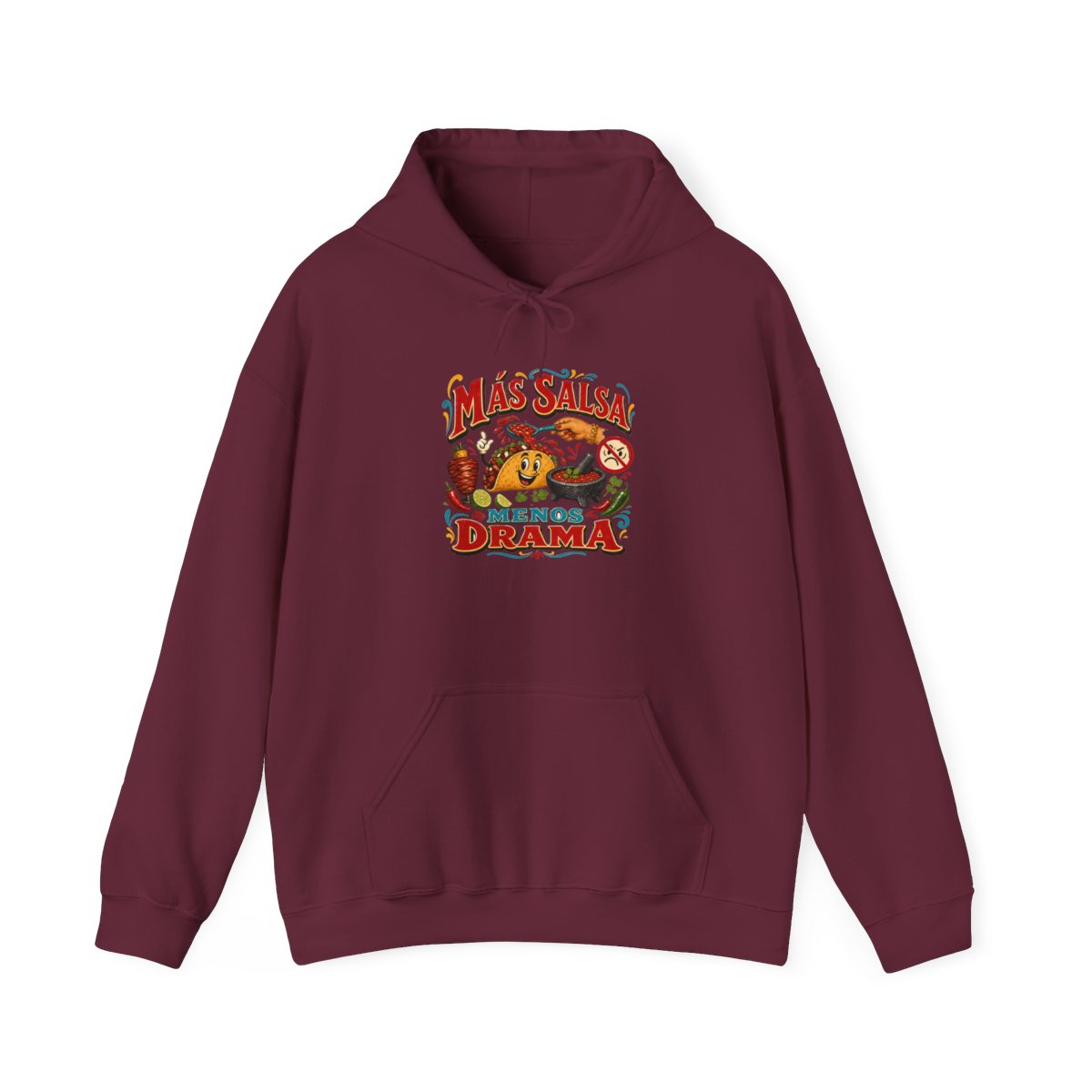 Salsa Lover Hoodie — Más Salsa Menos Drama — hoodie design