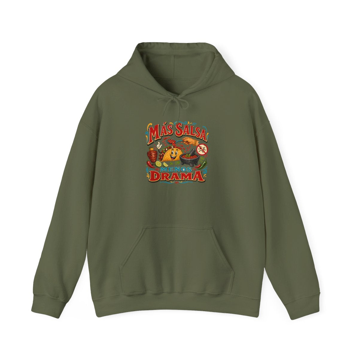 Salsa Lover Hoodie — Más Salsa Menos Drama — hoodie design