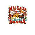 Salsa Lover Sticker — Más Salsa Menos Drama — sticker design