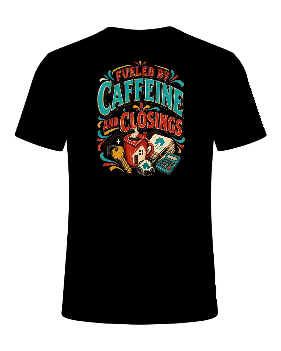 FUELED BY CAFFEINE AND CLOSINGS — Black
