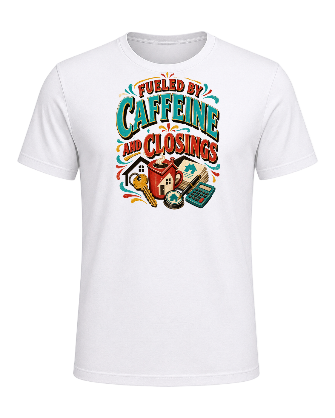 FUELED BY CAFFEINE AND CLOSINGS — White