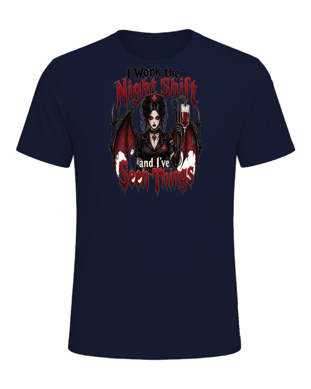 Nurse Night Shift Spooky — Navy
