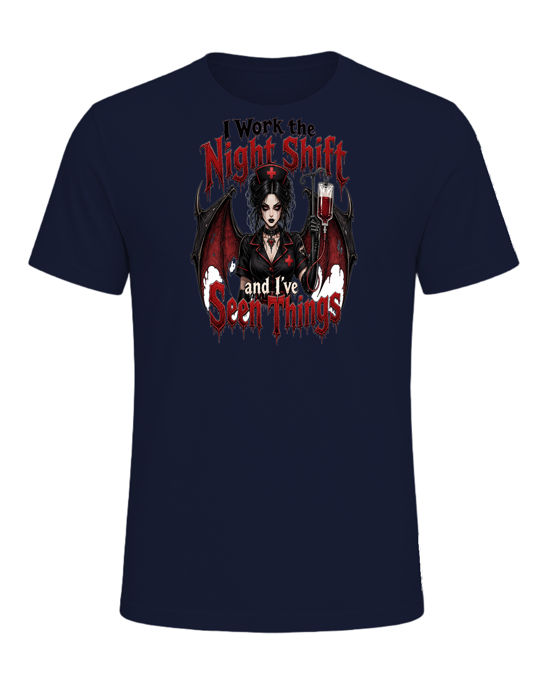 Nurse Night Shift Spooky — Navy
