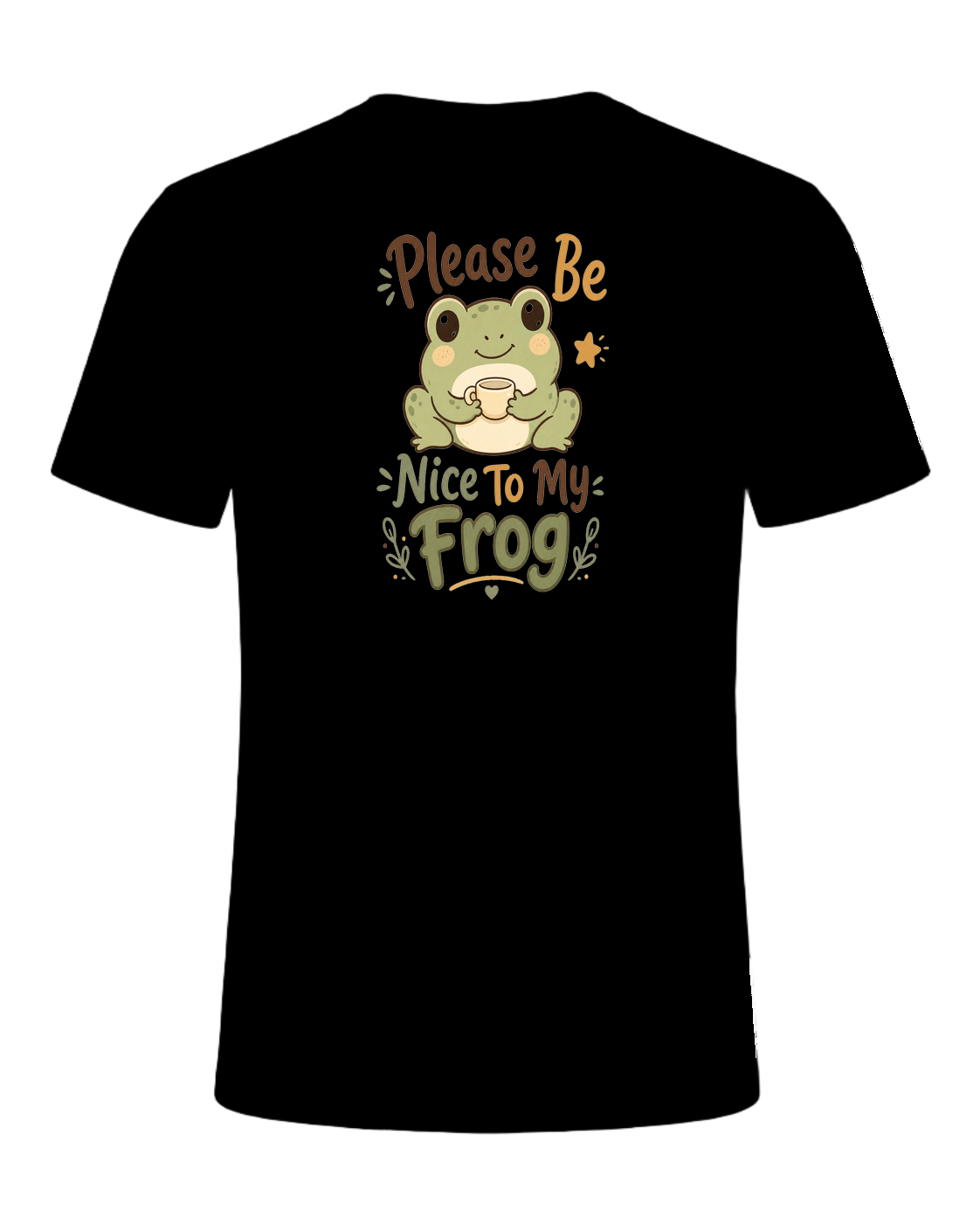 Please Be Nice To My Frog — Black