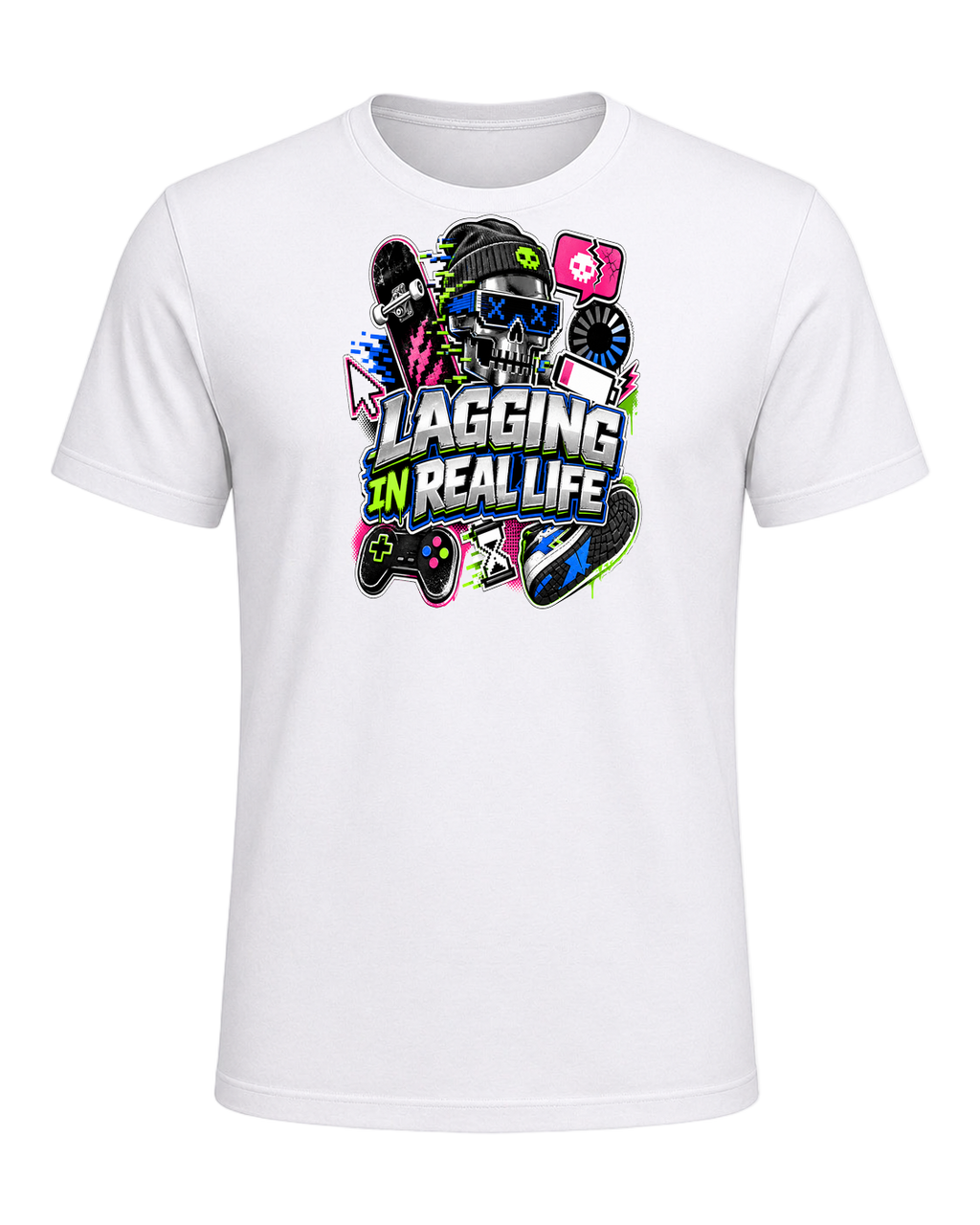 LAGGING IN REAL LIFE — White