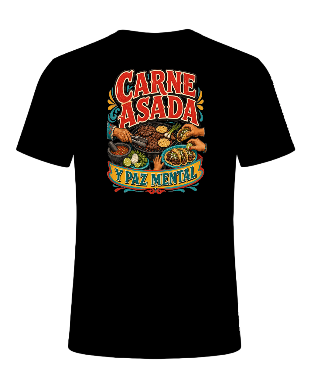 CARNE ASADA Y PAZ MENTAL — Black