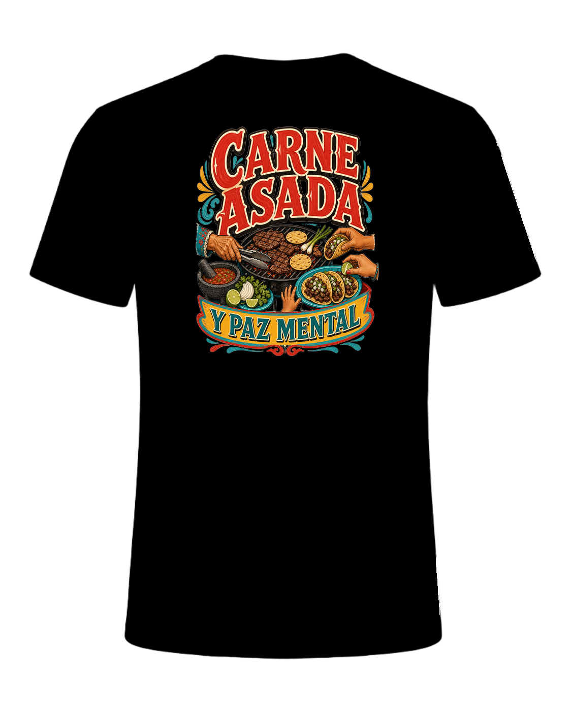CARNE ASADA Y PAZ MENTAL — Black