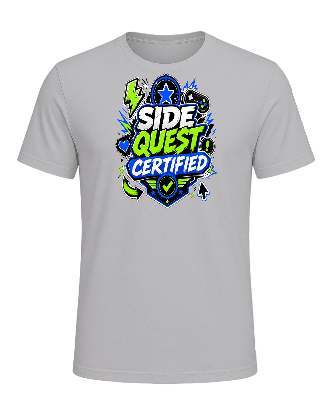 Side Quest Certified — Athletic Heather