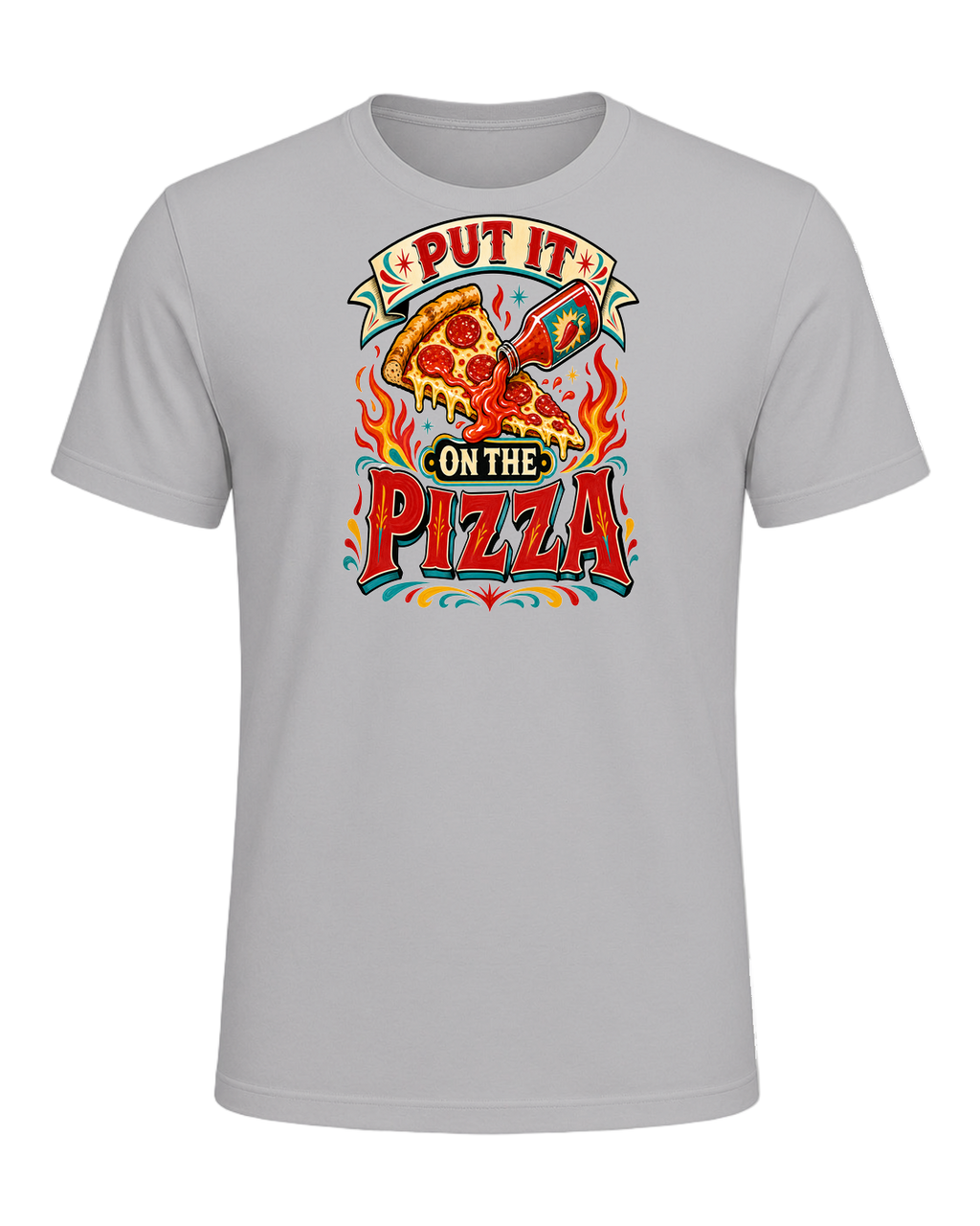 PUT IT ON THE PIZZA — Athletic Heather