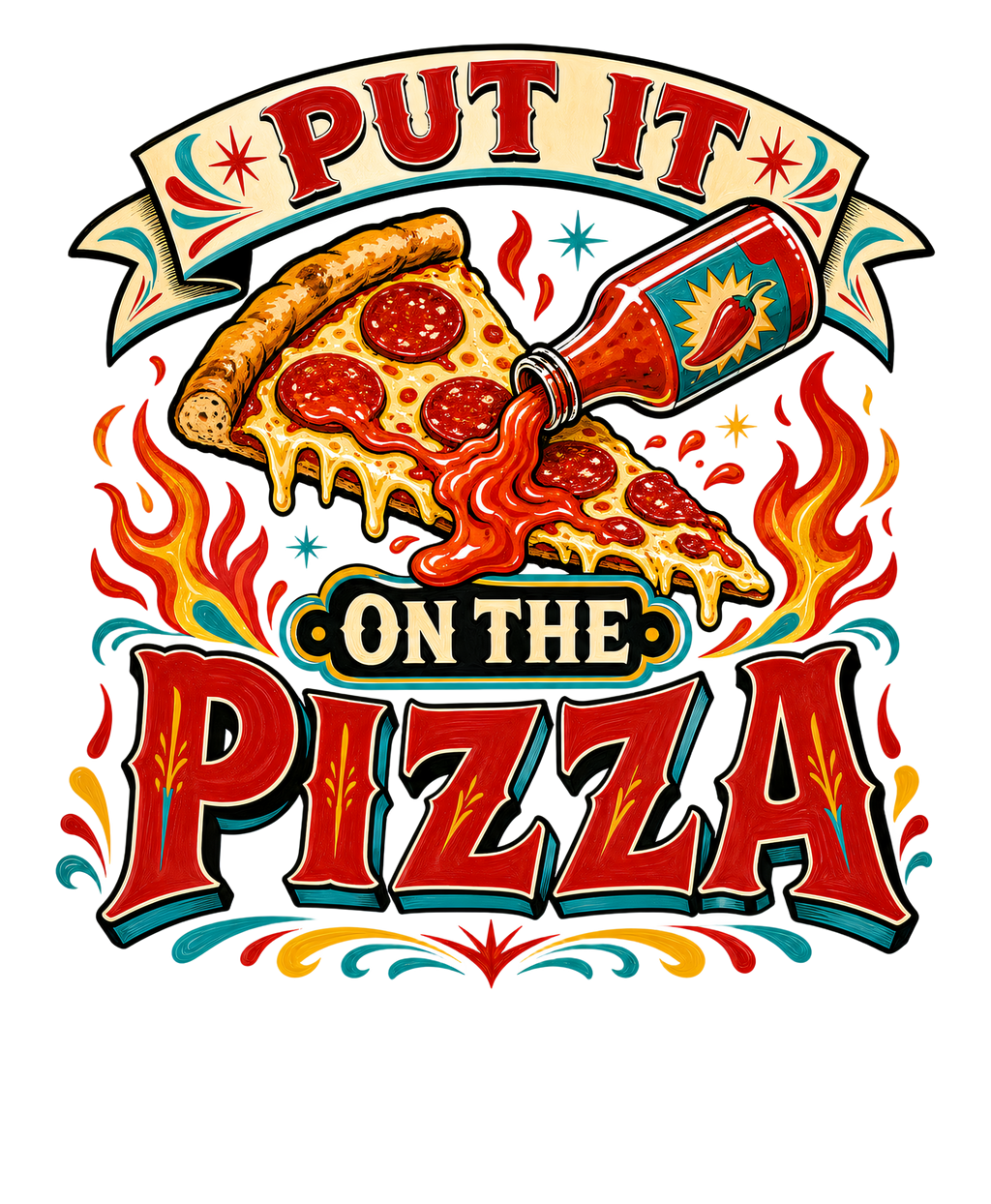 PUT IT ON THE PIZZA Sticker