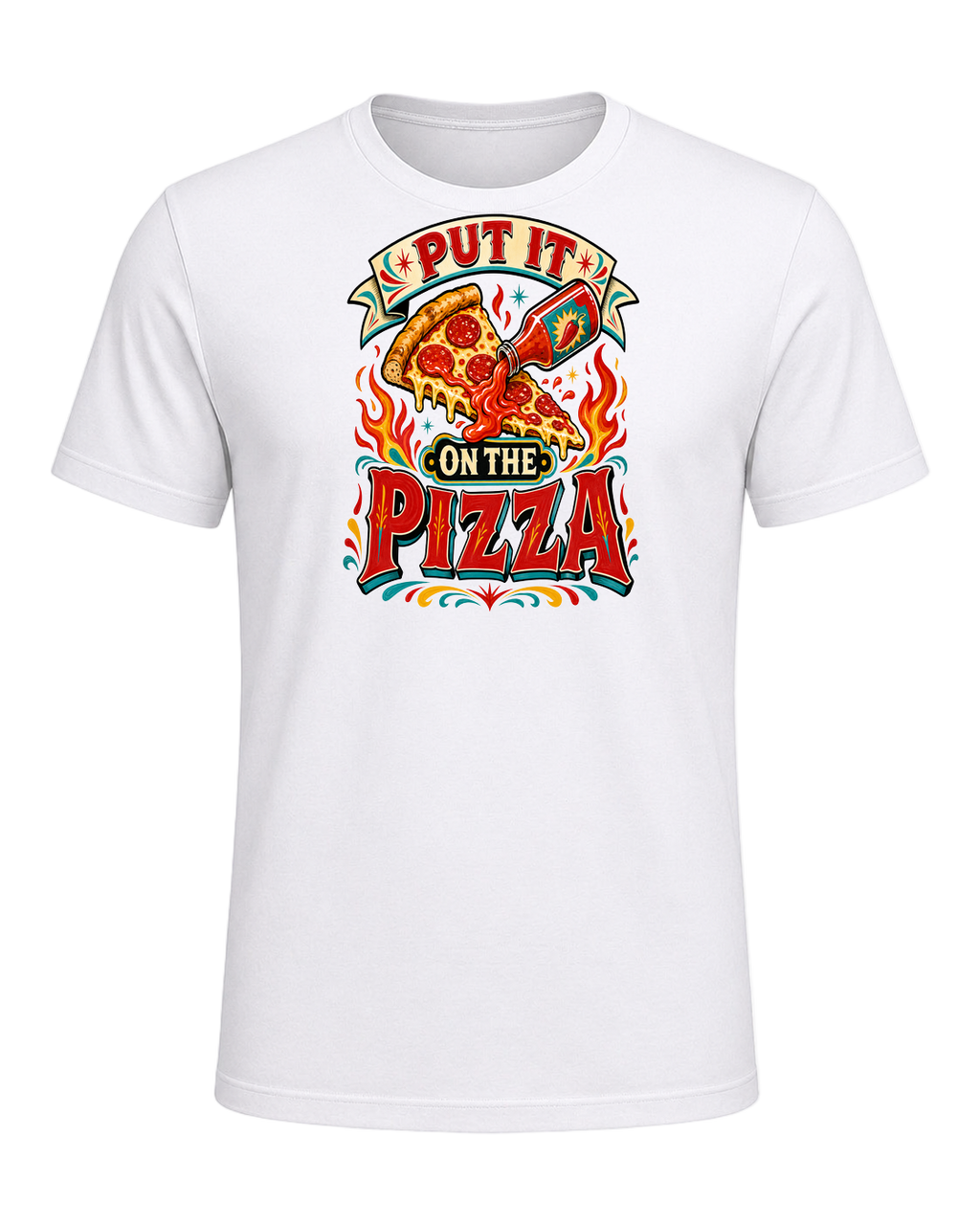 PUT IT ON THE PIZZA — White