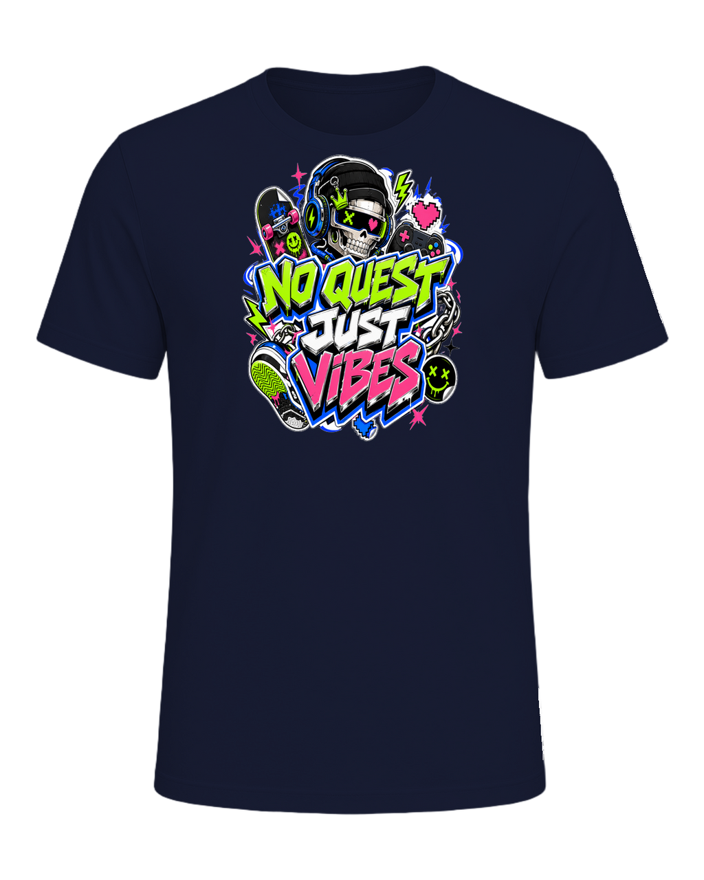 NO QUEST JUST VIBES — Navy