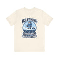 Ice Fishing T-Shirt — A Hole, a Bucket and Optimism — angler t-shirt design