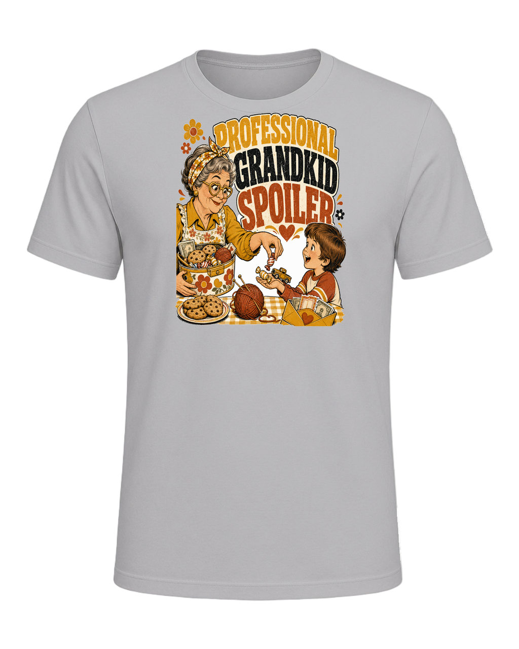 Professional grandkid spoiler — Athletic Heather