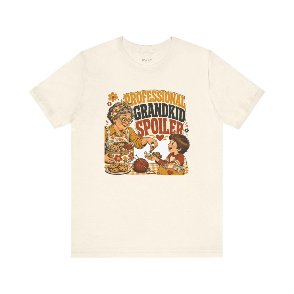 Grandparent Gift T-Shirt — Professional Grandkid Spoiler — nana grandma t-shirt design