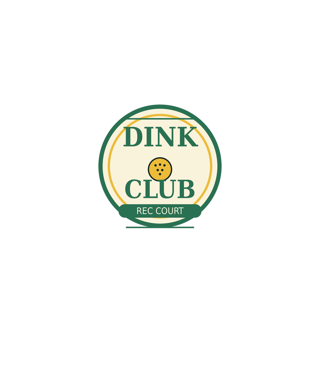 Dink Club Small Crest Pickleball Tee