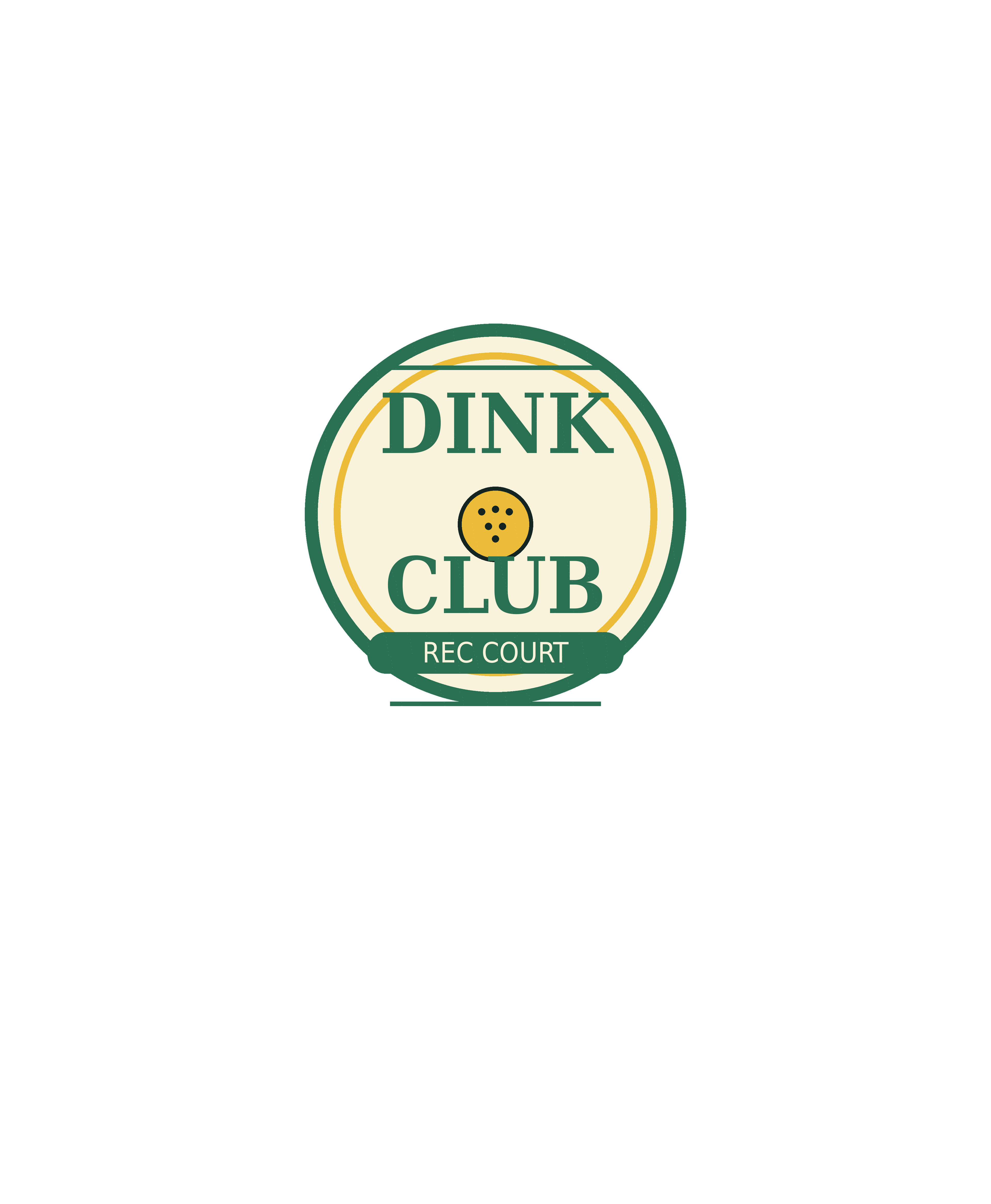 Dink Club Small Crest Pickleball Tee
