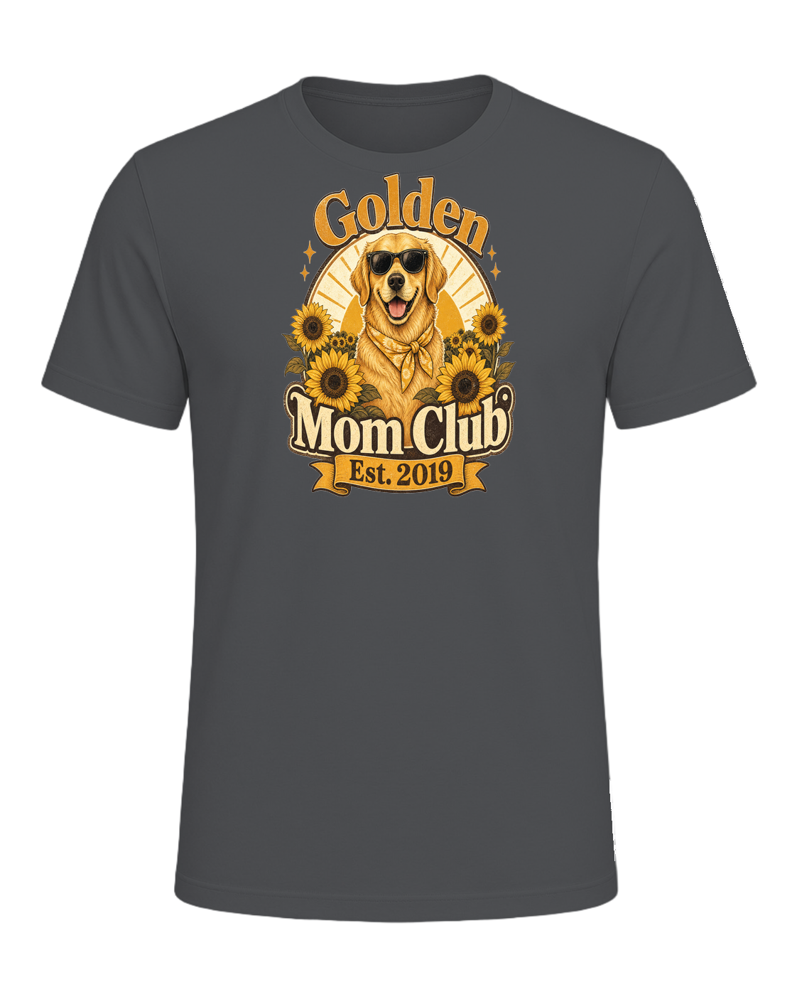 Golden Retriever Mom — Asphalt