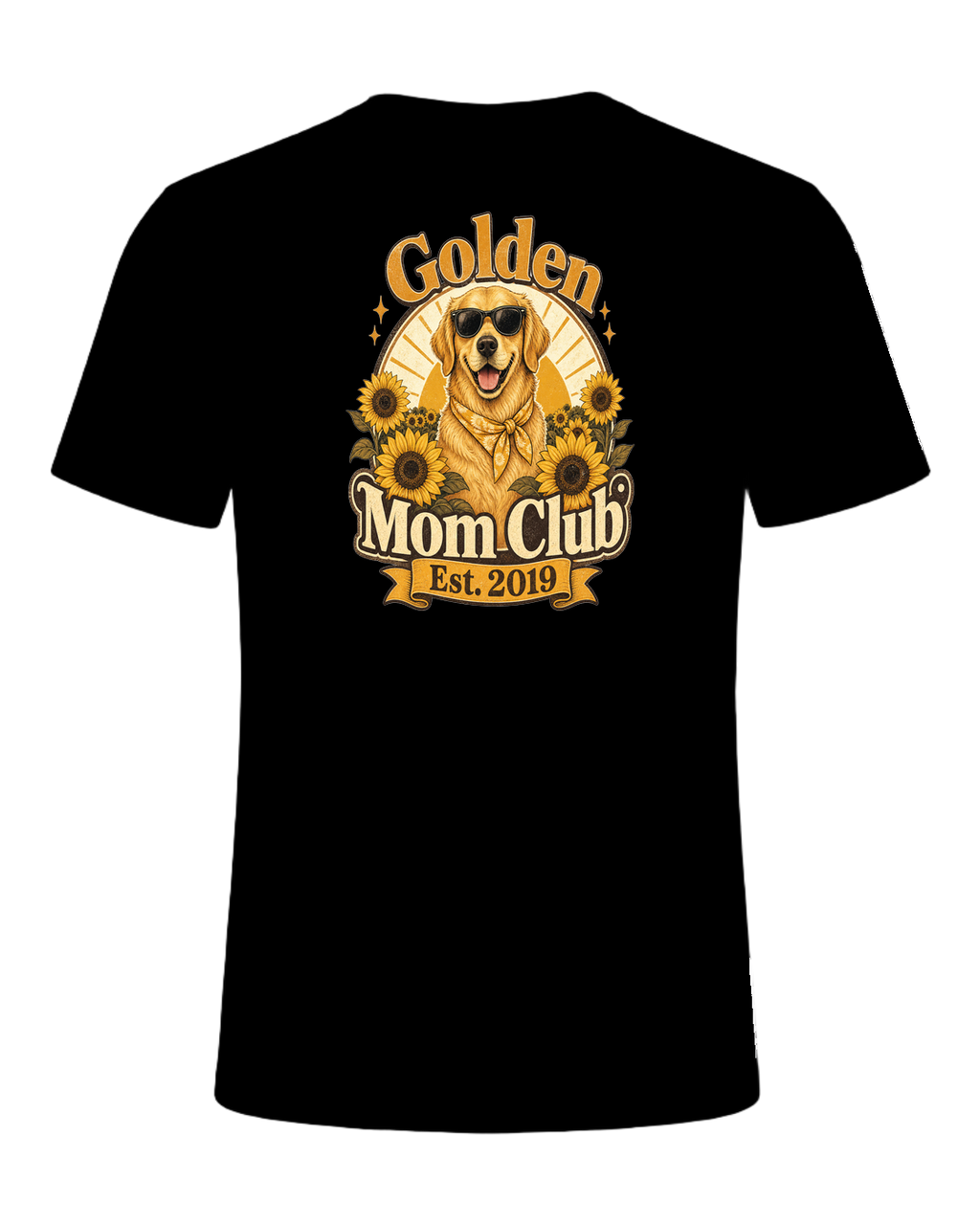 Golden Retriever Mom — Black