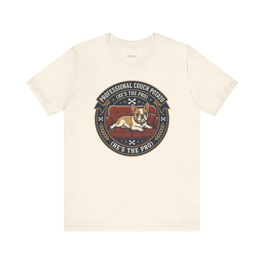 Lazy Dog T-Shirt — Professional Couch Potato (He's the Pro)