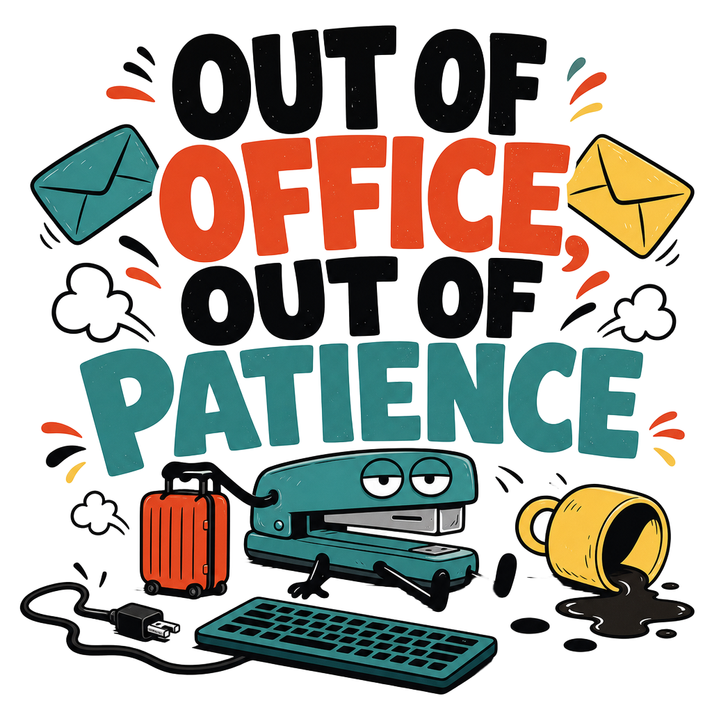 OUT OF OFFICE, OUT OF PATIENCE