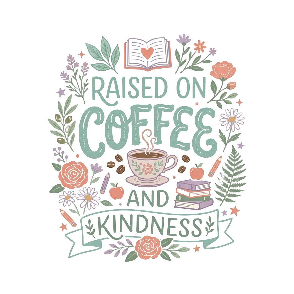 RAISED ON COFFEE AND KINDNESS