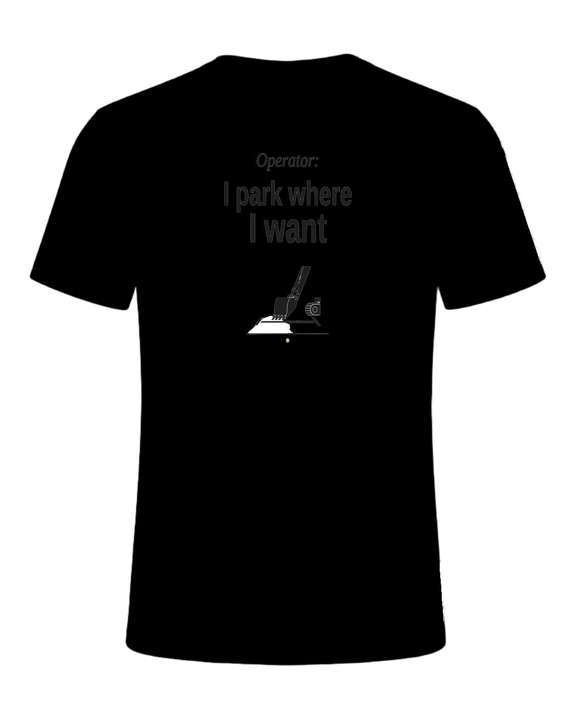 Operator: I park where I want — Black