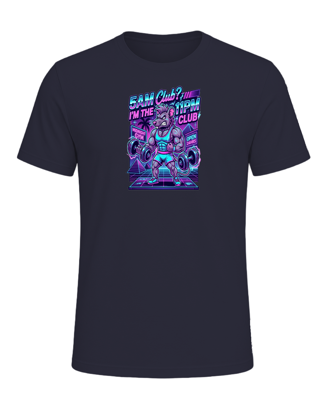 Gym Rat Night Owl — Heather Navy