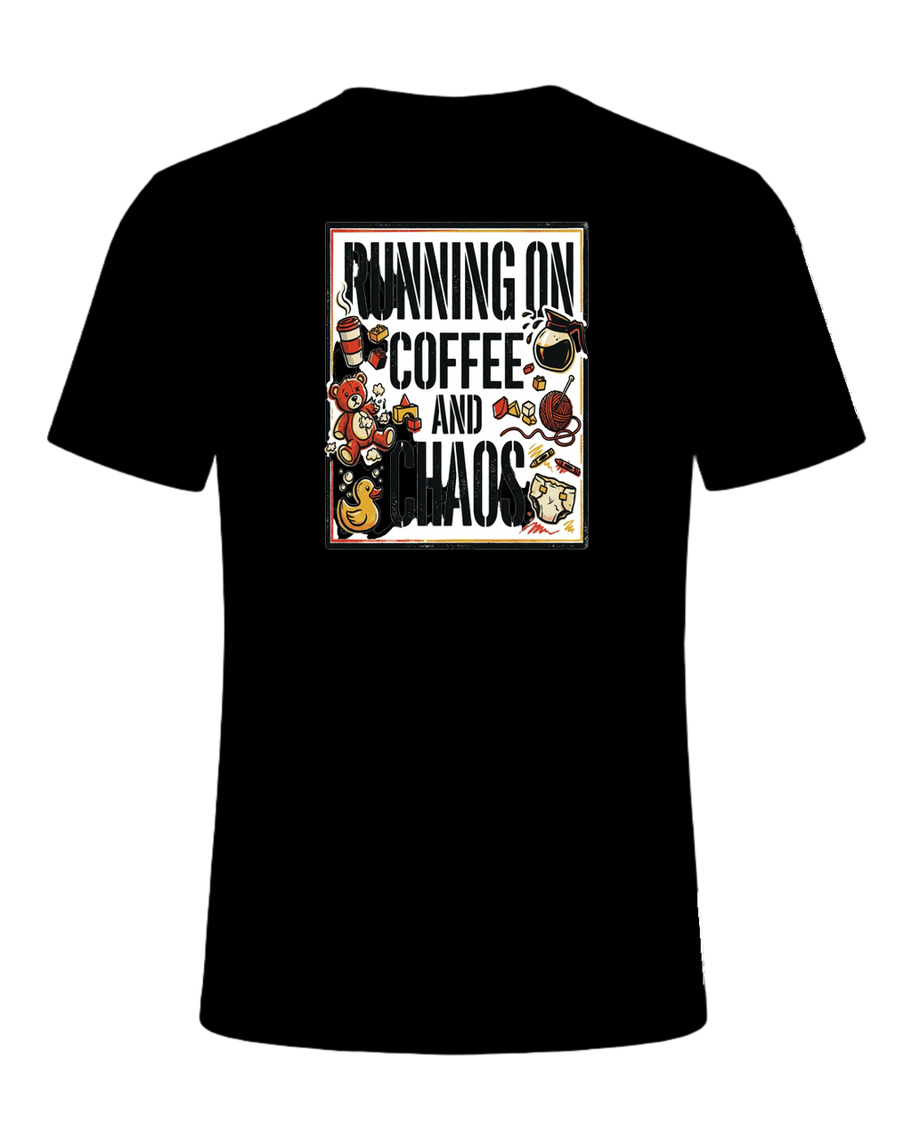 Running on coffee and chaos — Black