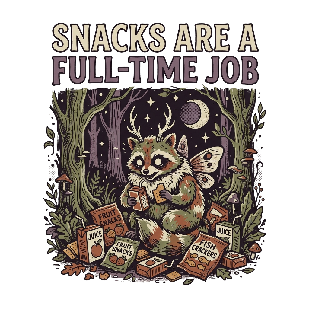 SNACKS ARE A FULL-TIME JOB