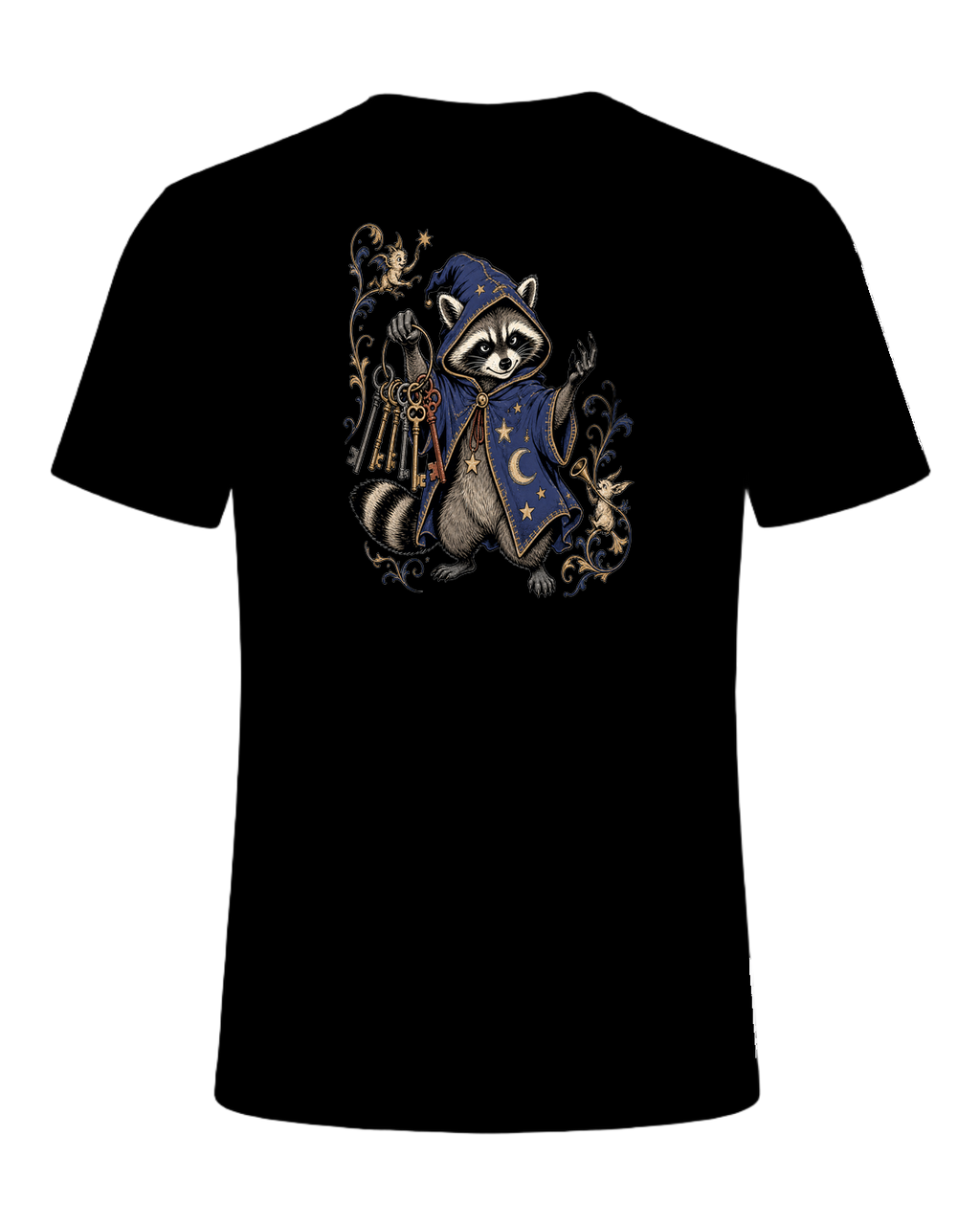 Raccoon Wizard Energy — Black